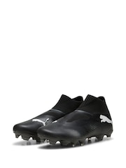 Puma Black Mens Future 7 Match Fg/AG Laceless Football Boots - Image 2 of 6