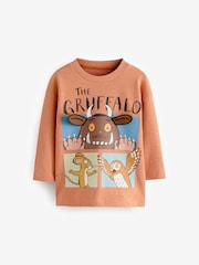 Brown Gruffalo 100% Cotton Long Sleeves T-Shirt (6mths-8yrs) - Image 1 of 6