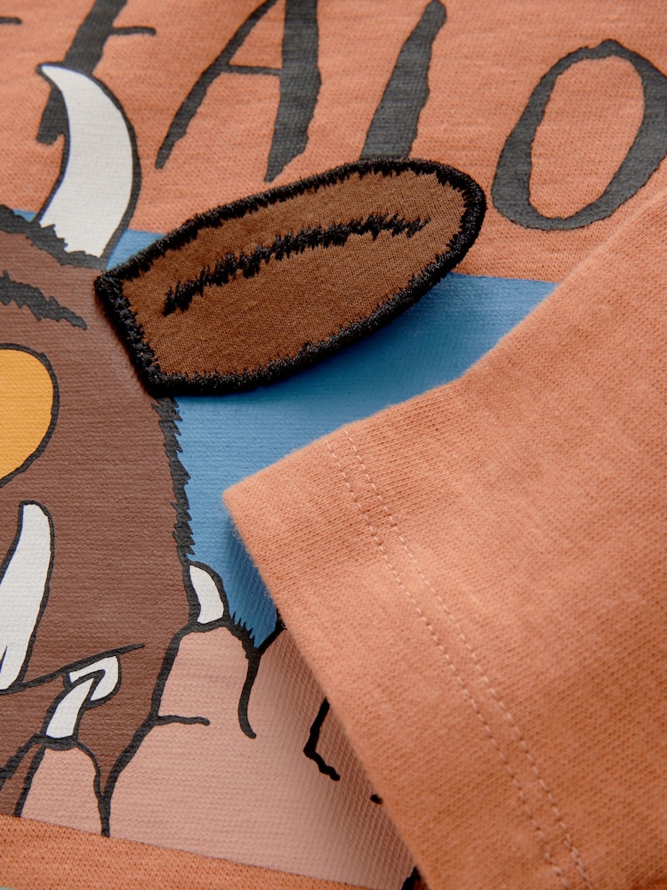 Brown Gruffalo 100% Cotton Long Sleeves T-Shirt (6mths-8yrs) - Image 6 of 6