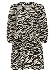 Evans Curve Tiered Zebra Print Dress - Image 6 of 6