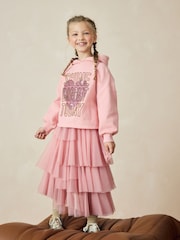 Pink Mesh Layered Skirt (3-16yrs) - Image 2 of 8