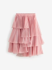 Pink Mesh Layered Skirt (3-16yrs) - Image 5 of 8