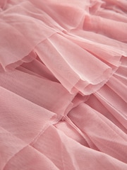 Pink Mesh Layered Skirt (3-16yrs) - Image 8 of 8