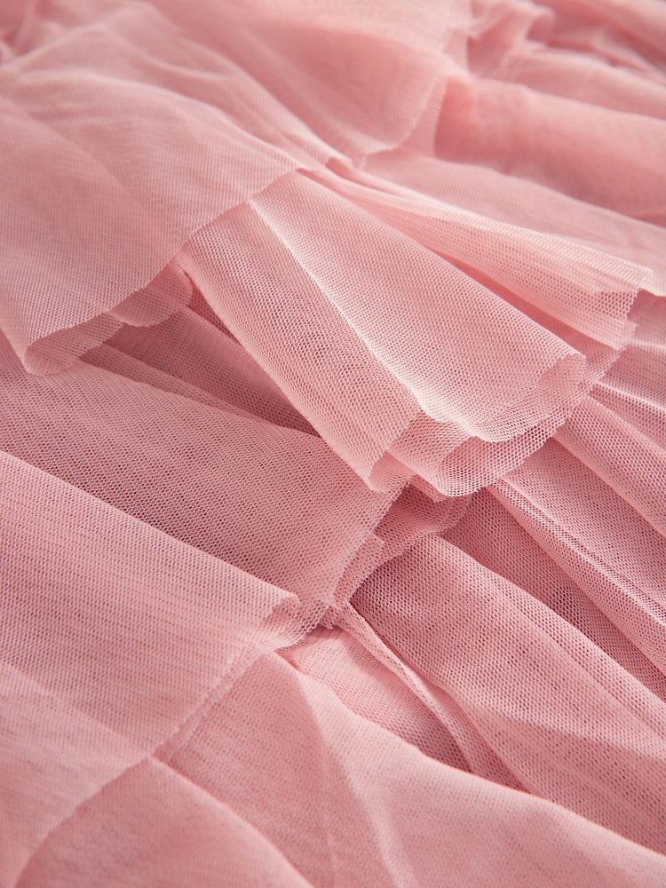 Pink Mesh Layered Skirt (3-16yrs) - Image 8 of 8