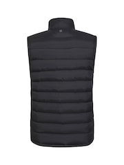 Mountain Warehouse Black Seasons II Mens Water Resistant Padded Gilet - Image 4 of 6