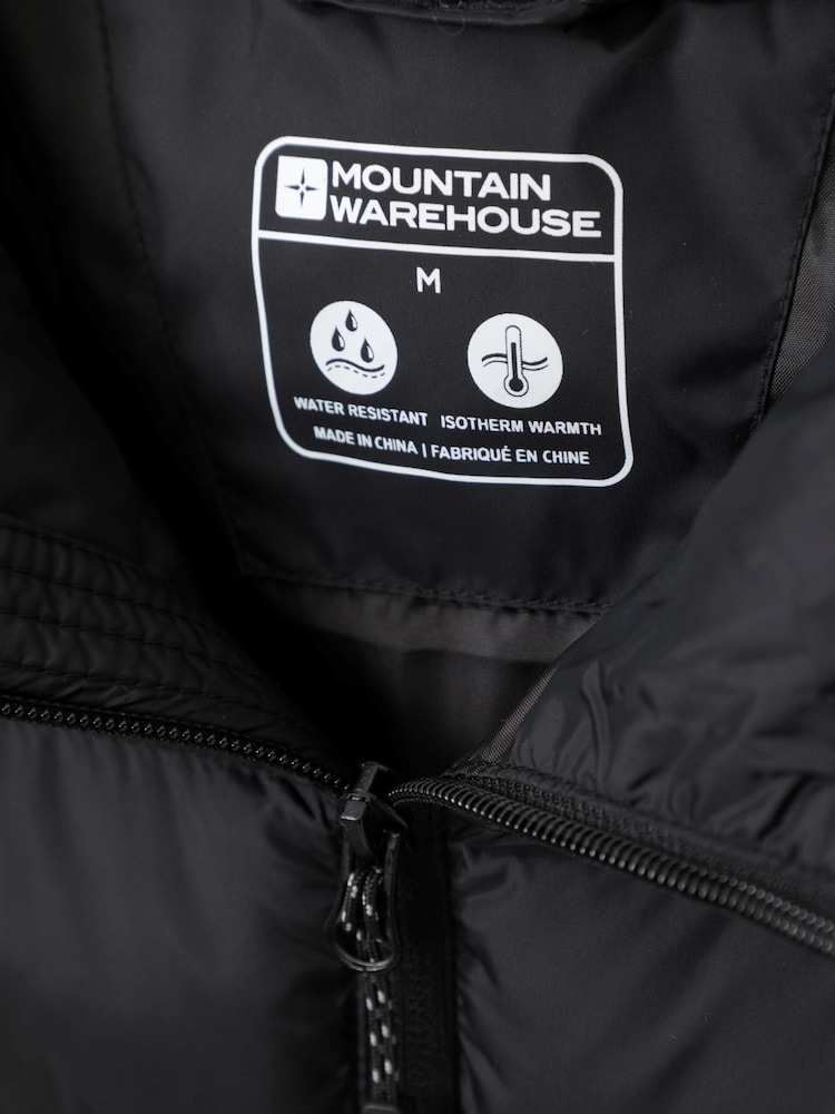 Mountain Warehouse Black Seasons Water Resistant Padded Gilet - Image 8 of 8 Mountain Warehouse Black Seasons Water Resistant Padded Gilet - Image 8 of 8