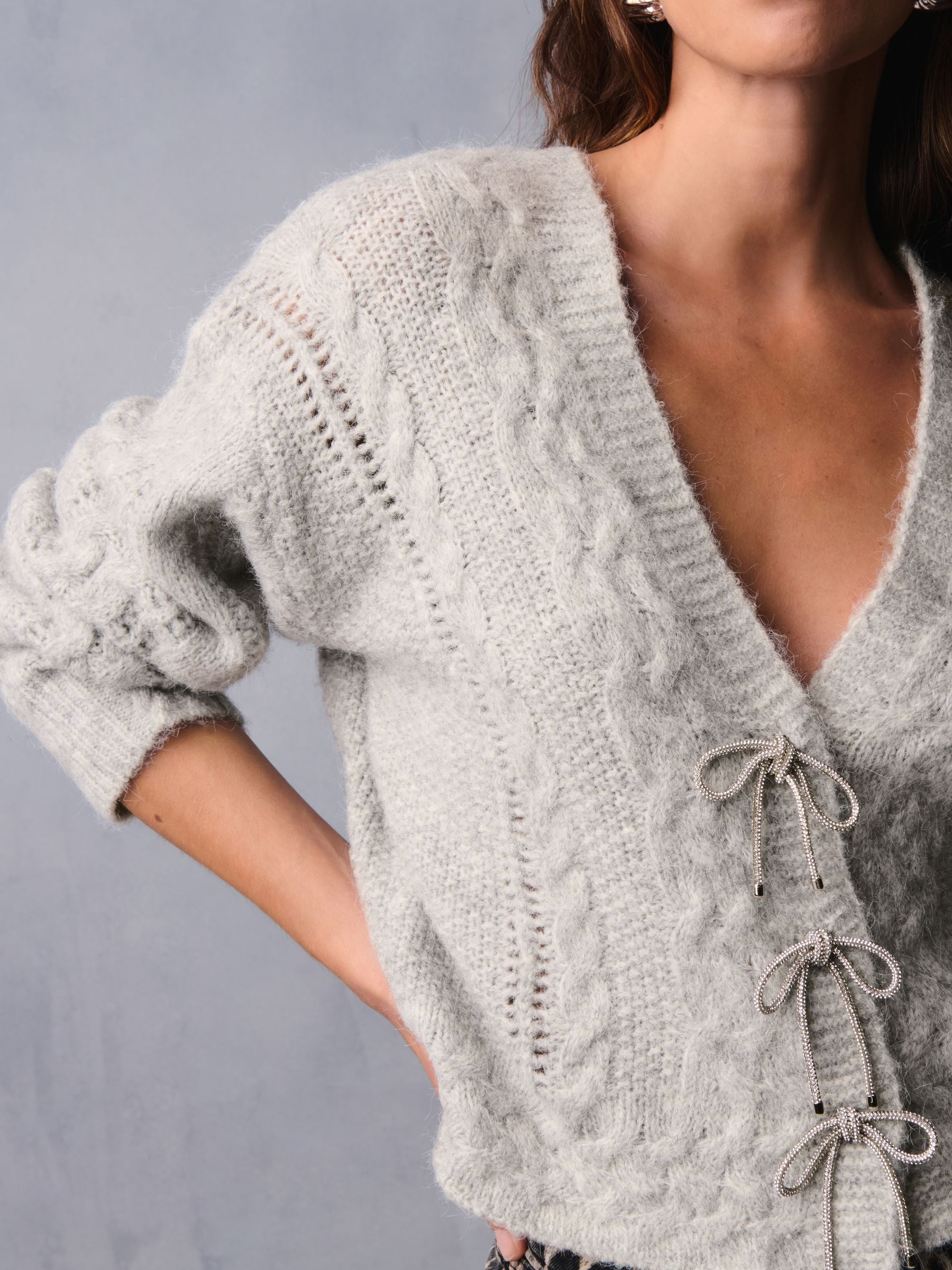 GORGLITTER Women's Button Up Cropped Cardigan Sweaters