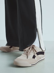 Black Modal Blend Side Stripe Joggers - Image 5 of 5