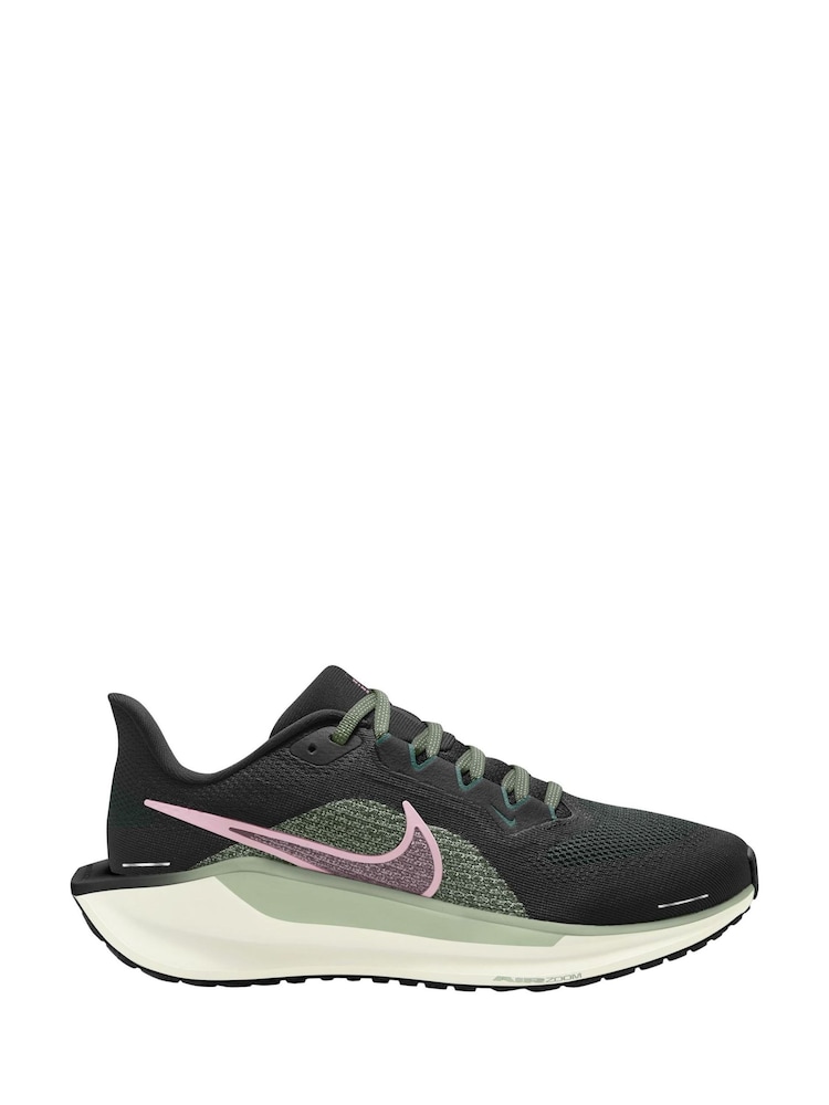 Nike Dark Green Pegasus 41 Road Running Trainers - Image 1 of 4