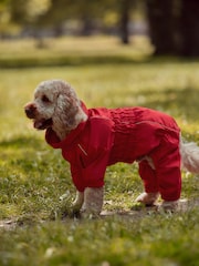Red 4-Leg Waterproof Dog Coat - Image 2 of 10