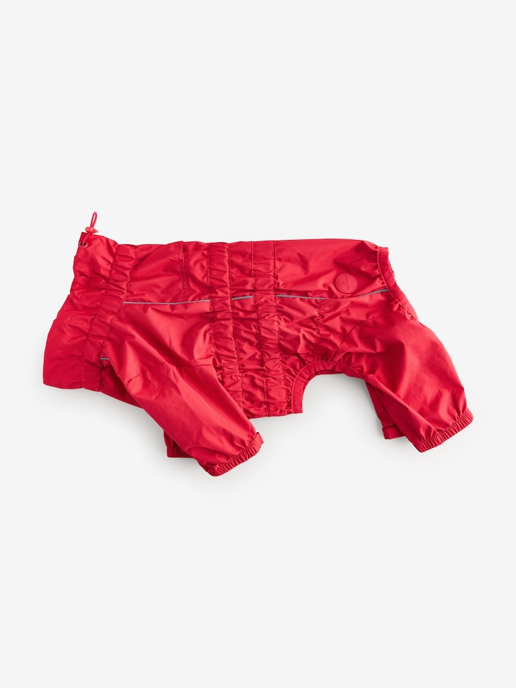 Red 4-Leg Waterproof Dog Coat - Image 6 of 10