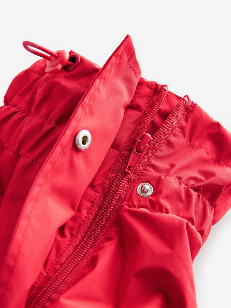 Red 4-Leg Waterproof Dog Coat - Image 7 of 10