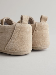 Neutral Suede Lace-Up Baby Shoes (0-24mths) - Image 3 of 5