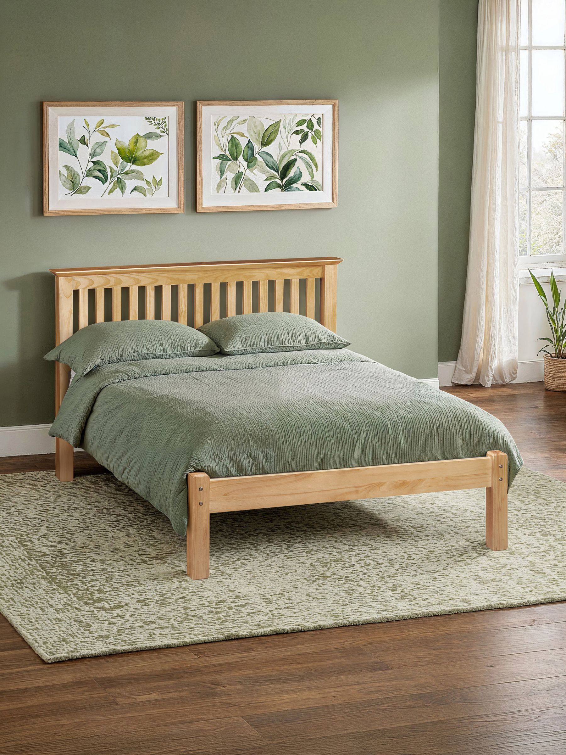 Julian Bowen Barcelona Bed Frame - Pine / King - Image 7
