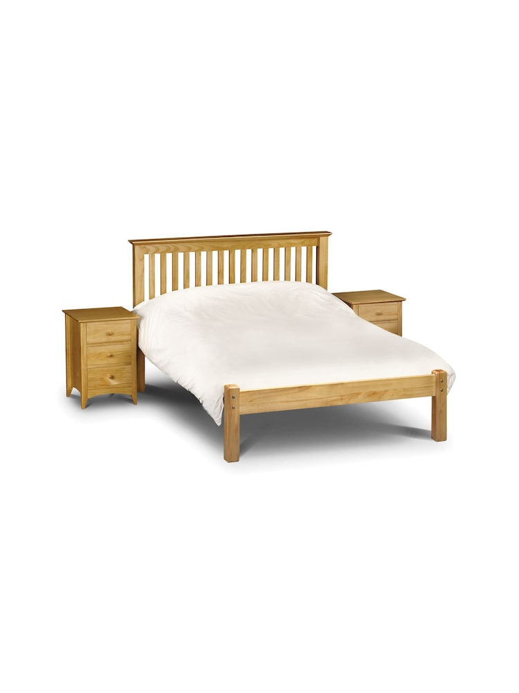 Julian Bowen Antique Pine Barcelona Low Footend Wooden Bed - Image 1 of 1