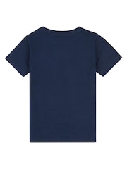 Lee Blue Girls Regular Fit Wobbly Graphic T-Shirt - Image 7 of 8