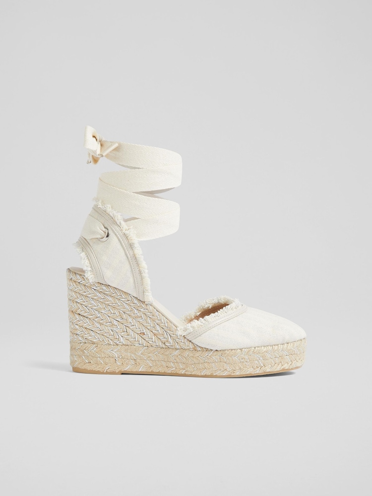 Naravni - LK Bennett Sofia Canvas Espadrille čevlji s polno peto - Slika 1 iz 4 Naravni - LK Bennett Sofia Canvas Espadrille čevlji s polno peto - Slika 1 iz 4