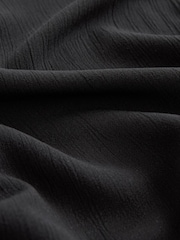 Black Longline Overhead Shirt Cover-Up - Image 8 of 8