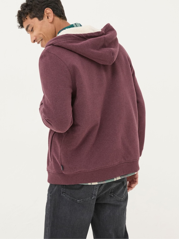 FatFace Brooke Purple Marl Hoodies - Image 2 of 5
