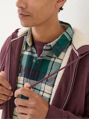 FatFace Brooke Purple Marl Hoodies - Image 4 of 5
