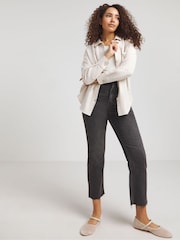 Simply Be Oatmeal Marl Jersey Shacket - Image 1 of 4