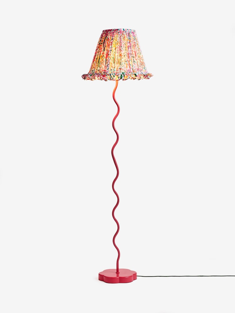 Lucy Tiffney Pink Wiggle Floor Lamp - Image 4 of 4