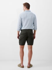 French Connection Green Ripstop 100% Cotton Cargo Shorts - Image 2 of 3