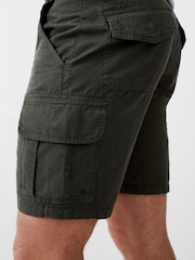 French Connection Green Ripstop 100% Cotton Cargo Shorts - Image 3 of 3