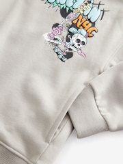 Grey Graffiti Graphic Hoodie (3-16yrs) - Image 3 of 3