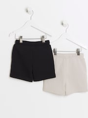 River Island Boys 100% Cotton Shorts 2 Pack - Bild 2 von 4