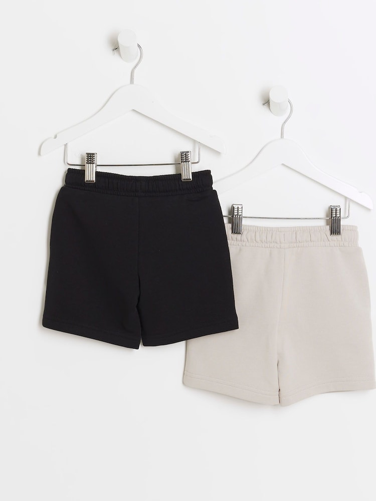 River Island Boys 100% Cotton Shorts 2 Pack - Bild 2 von 4