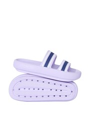 Victoria's Secret PINK Pastel Lilac Purple Double Strap Pillow Sliders - Image 1 of 2