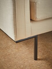 MADE.COM Cotton Weave Oatmeal Harlow 2 Seater Sofa - Image 5 of 7
