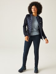 Regatta Blue Womens Andreson VIII Hybrid Walking Jacket - Image 3 of 8