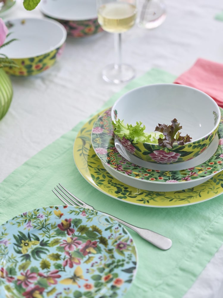Juego de 4 boles para pasta de damasco Ikebana de Designers Guild - Imagen 1 de 6 Juego de 4 boles para pasta de damasco Ikebana de Designers Guild - Imagen 1 de 6