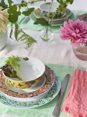 Designers Guild Ikebana Damask Pasta Bowls Set Of 4 - Image 4 of 6