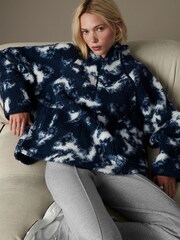 Blue Active Teddy Borg Fleece Jacket - Image 3 of 8