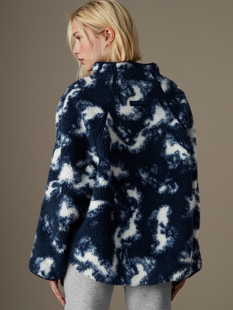 Blue Active Teddy Borg Fleece Jacket - Image 5 of 8