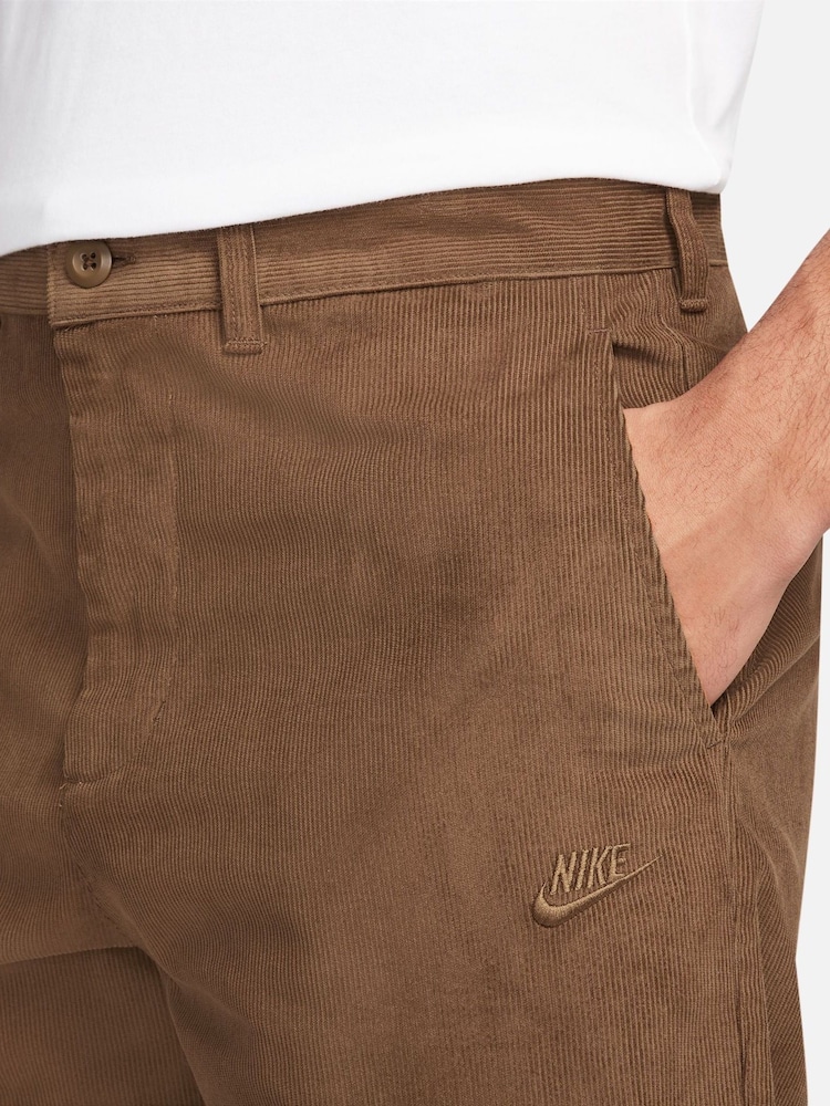 Светло-коричневый - Nike Club Corduroy 100% Cotton Chino Trousers - Изображение 3 из 3