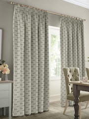 Sophie Allport Grey Horse Made to Measure Curtains - Image 2 of 8