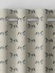 Sophie Allport Grey Horse Made to Measure Curtains - Image 6 of 8