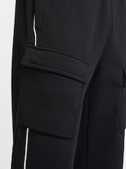 Nike Black Air Fleece Cargo Joggers - Image 7 of 7