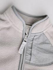 Grey Baby Micro Fleece Jacket (0mths-2yrs) - Image 4 of 6