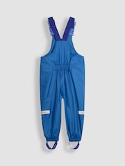 Azul cobalto - JoJo Maman Bébé Pack-Away Dungarees impermeables - Imagen 2 de 3