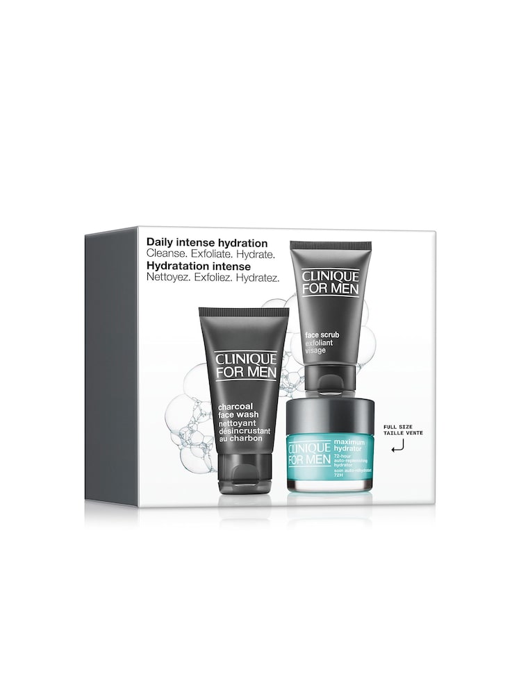Clinique For Men Daily Intense Hydration: Skincare Gift Set (worth £53) - Image 4 of 4