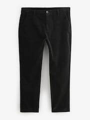 Black Slim Fit Corduroy Chino Trousers - Image 6 of 9