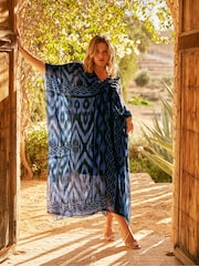 Live Unlimited – Maxi-Kaftan mit Ikat-Print, Curve - Bild 2 von 8