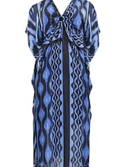 Live Unlimited – Maxi-Kaftan mit Ikat-Print, Curve - Bild 7 von 8