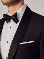 Hawes & Curtis Slim Shawl Dinner črna jakna; ozek šal večerja suknjič - Slika 3 iz 6