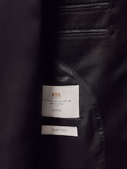 Hawes & Curtis Slim Shawl Dinner črna jakna; ozek šal večerja suknjič - Slika 6 iz 6